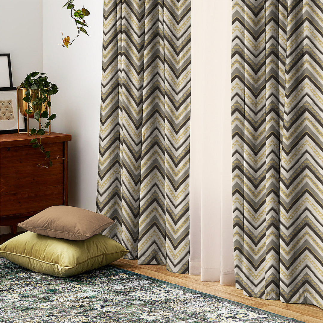 Grey Velvet Curtains