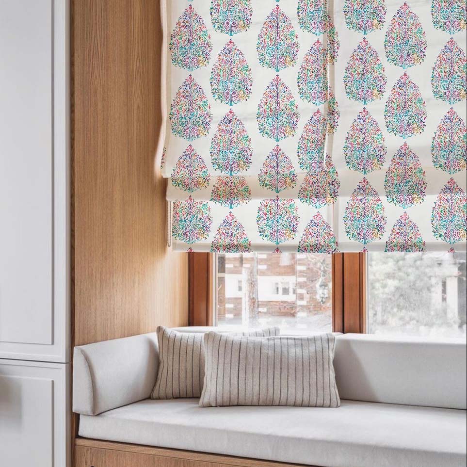 Multi-Colour Roman Blinds