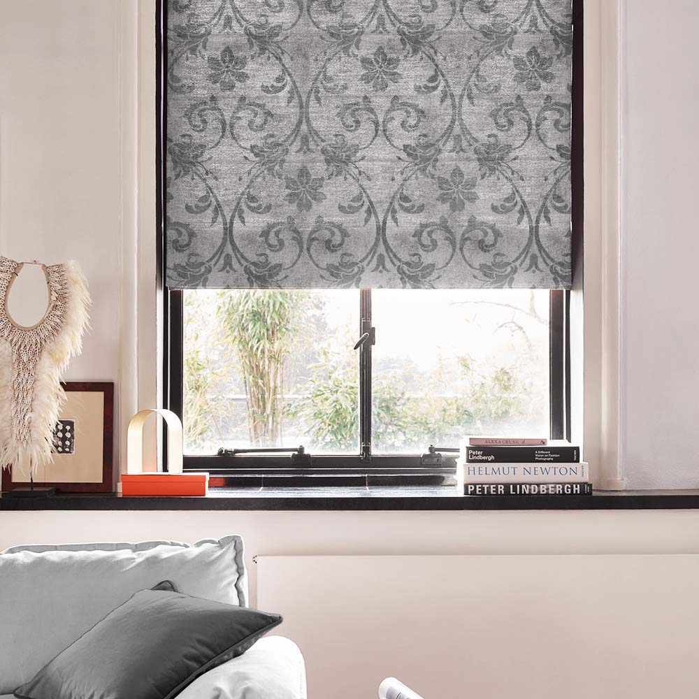 Grey Roman Blinds