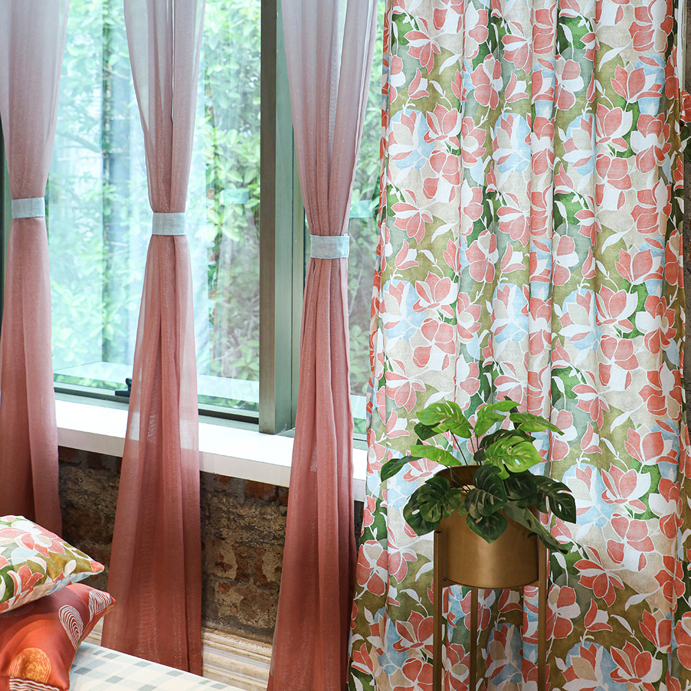 Pink Curtains