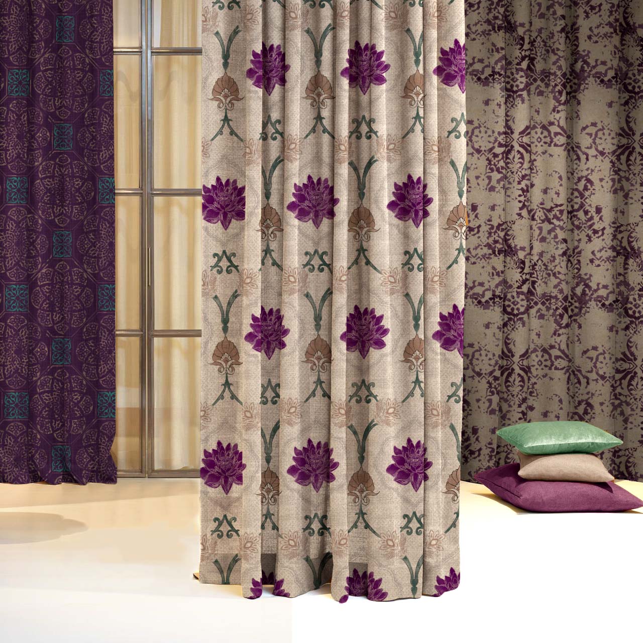 Purple Curtains